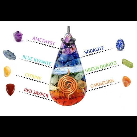 Chakra Orgone Necklace - Picture 4 of 4
